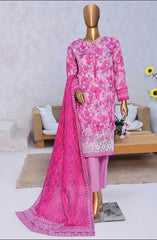 HZ Elite Unstitch Lawn Chikankari Collection D-238