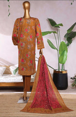 HZ Elite Unstitch Lawn Chikankari Collection D-239