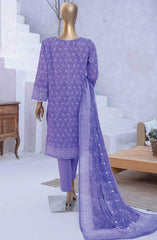 HZ Elite Unstitch Lawn Chikankari Collection D-241