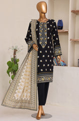 HZ Textile Unstitched Exclusive Embroidered Slub Lawn Collection 2025 D-05