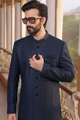 TGM Sherwani Collection Elegant Navy