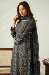 Diva by Zouj Unstitched Luxury Festive Collection 2025 D-02 Emerald Mist