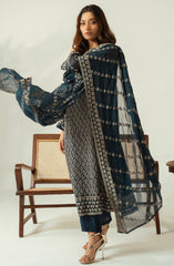 Diva by Zouj Unstitched Luxury Festive Collection 2025 D-02 Emerald Mist