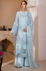 Lamisah Luxury Chiffon Unstitched Collection By Lavish Premium D-05 Euphoric