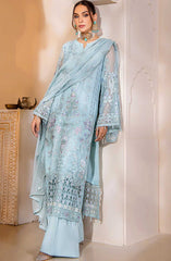 Lamisah Luxury Chiffon Unstitched Collection By Lavish Premium D-05 Euphoric