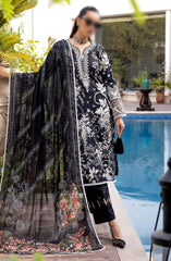 Minha Florum Luxury Embroidered Lawn Collection D-12