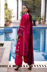 Minha Florum Luxury Embroidered Lawn Collection D-14