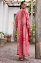 Minha Florum Luxury Embroidered Lawn Collection D-18