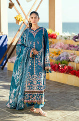 Florent Luxury Lawn Eid Edits Collection 2025 D-08 B