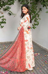 Jahanara Festive Stitched 2 Pc Collection By Nazmina D-81 Flowy Halter Dress