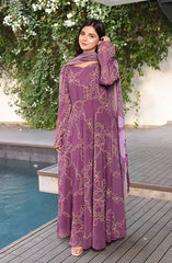 Jahanara Festive Stitched 2 Pc Collection By Nazmina D-86 Delicate Wrap Dress