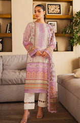 Freesia Zen Embroidered Lawn Collection 2025 D-50072 Naairah