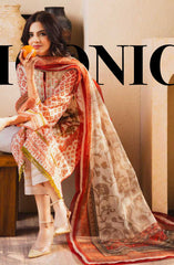 Freesia Zen Embroidered Lawn Collection 2025 D-50079 MANAR