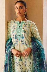 Freesia Zen Embroidered Lawn Collection 2025 D-50082 LINA