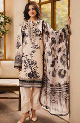 Freesia Zen Embroidered Lawn Collection 2025 D-50083 LAYANA