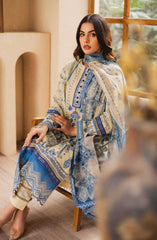 Freesia Zen Embroidered Lawn Collection 2025 D-50085 NAJIDA