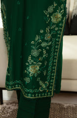 Muse Embroidered 2 Pc Pret Collection By TNG Store D-03 Forest Dark Green