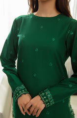 Muse Embroidered 2 Pc Pret Collection By TNG Store D-03 Forest Dark Green