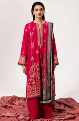 Luminaa Luxury Winter Collection By Saad Shaikh D-04 Fuchsia