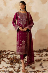 Shehrnaaz by Gulaal Unstitched Raw Silk Collection D-01  Ramail