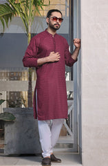 TGM Fancy Kurta Pyjama Collection Garnet Gleam