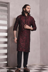 TGM Fancy Kurta Pyjama Collection 2023 Garnet Silk