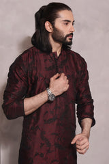 TGM Fancy Kurta Pyjama Collection 2023 Garnet Silk