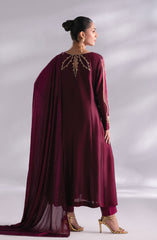 Mehak Yaqoob Enchante The Luxe Edit Collection D-03 Garnet