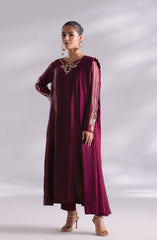 Mehak Yaqoob Enchante The Luxe Edit Collection D-03 Garnet