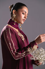 Mehak Yaqoob Enchante The Luxe Edit Collection D-03 Garnet