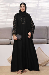 TGM Luxe Abaya Collection 2025 D-03 Grace Black