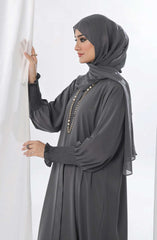 TGM Luxe Abaya Collection 2025 D-04 Grey Paradise