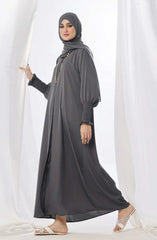 TGM Luxe Abaya Collection 2025 D-04 Grey Paradise