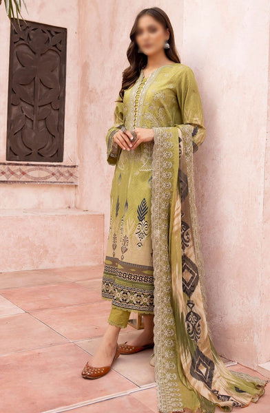 Johra Mehtab Embroidered Printed Lawn Collection 2024 JH 491