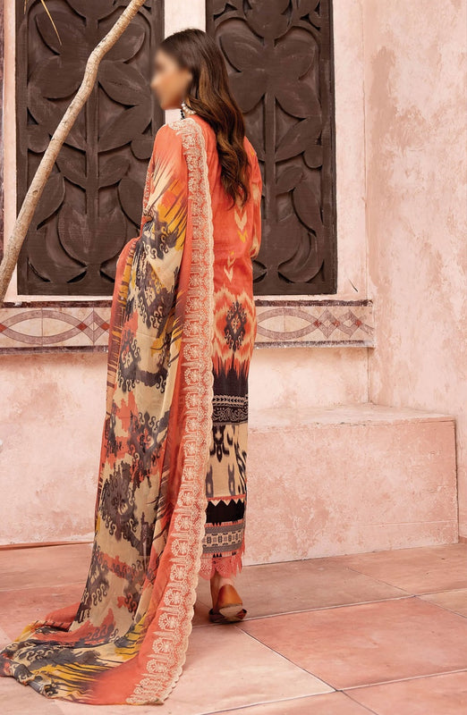 Johra Mehtab Embroidered Printed Lawn Collection 2024 JH 493