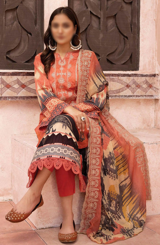 Johra Mehtab Embroidered Printed Lawn Collection 2024 JH 493