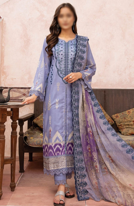 Johra Mehtab Embroidered Printed Lawn Collection 2024 JH 495
