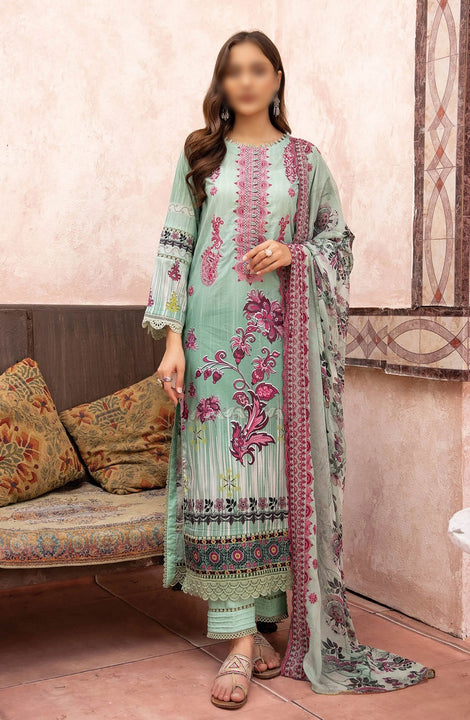 Johra Mehtab Embroidered Printed Lawn Collection 2024 JH 497