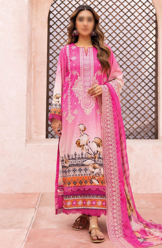 Johra Mehtab Embroidered Printed Lawn Collection 2024 JH 498