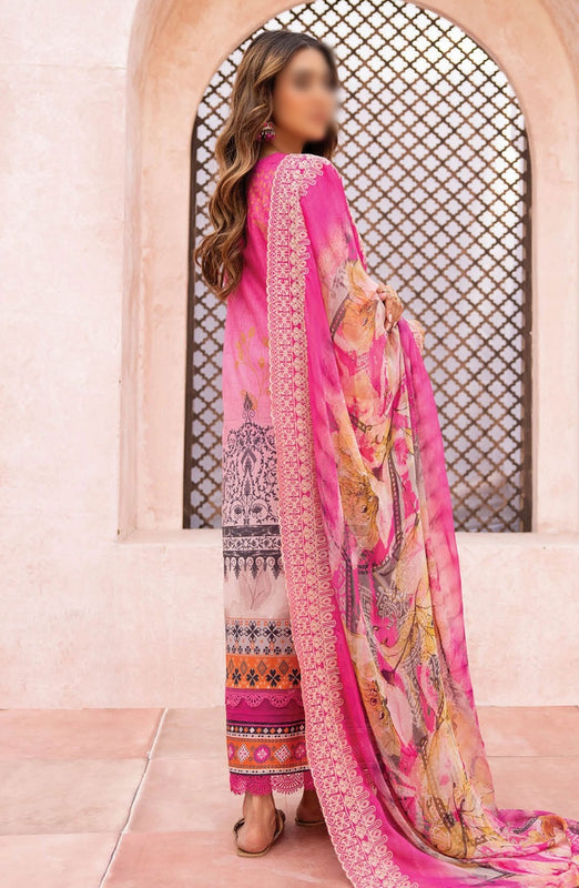 Johra Mehtab Embroidered Printed Lawn Collection 2024 JH 498