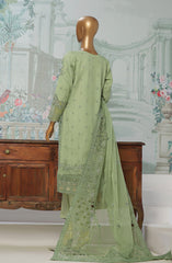 HZ RTW Falsafaa Formals Embroidered Organza Vol 03 D-176 GREEN