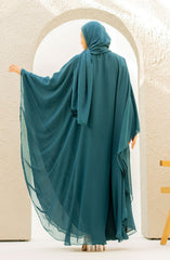 Black Camels The Abaya Edit 2024 Hessa Farasha Abaya - Emerald