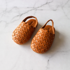 Jild mules shoes Handwoven Leather Mules For Kids