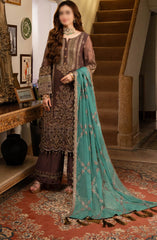 Noor Jahan Luxury Chiffon Collection 2024 D-199 Khawab