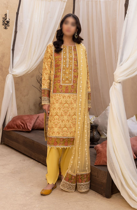 Ishq Embroidered Jacquard Collection 2024 Humdum IEJC 03
