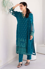 Roop Rang Stitched Collection By AL Harir Apparel D-13 Irha Green