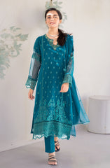 Roop Rang Stitched Collection By AL Harir Apparel D-13 Irha Green