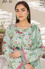 Nazik by Johra Unstitched Lawn Summer Collection 2025 D-16