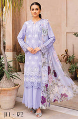 Ziva by Johra Unstitched Lawn Summer Collection 2025 D-172