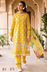 Ziva by Johra Unstitched Lawn Summer Collection 2025 D-173